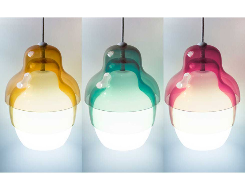 Matrioshka 1 - Light Pendant, Red