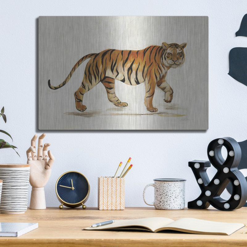 «Walking Tiger Light» par Silvia Vassileva, H 12 po x l 16 po