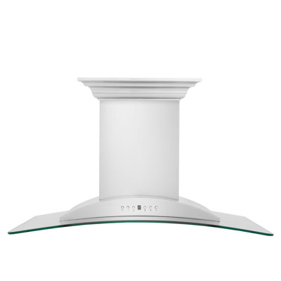 ZLINE CrownSound™Ducted Vent Wall Mount Range Hood in Stainless Steel with Built-in Bluetooth Speakers