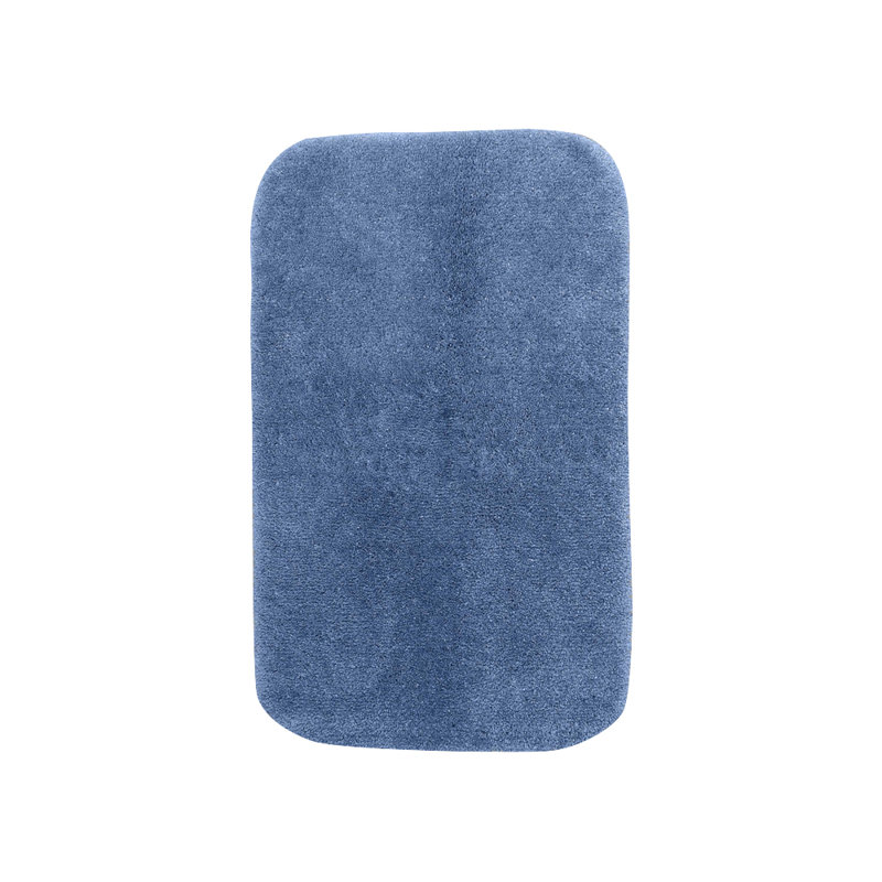 Billy-Dean Nylon Bath Rug with Non-Slip Backing, Basin Blue, 30" W x 50" L