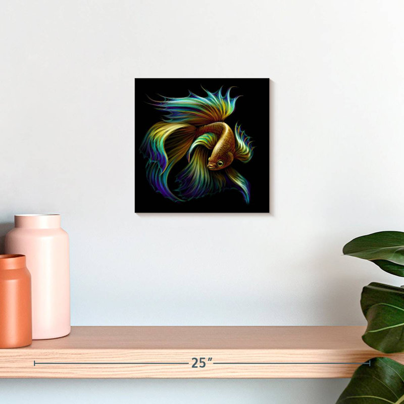 Brampt Fantasy Betta Fish, 10" H x 10" W