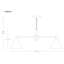 Moderne 5-Light Chandelier