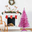 Arbre de Noël artificiel illuminé 4 pi, 122 branches, 50 lumières pour l'intérieur-1167343499