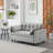 Collinward 53" W Murphy Sofa Bed Loveseat with Adjustable Tufted Back and USB Outlet-297002977-297002897