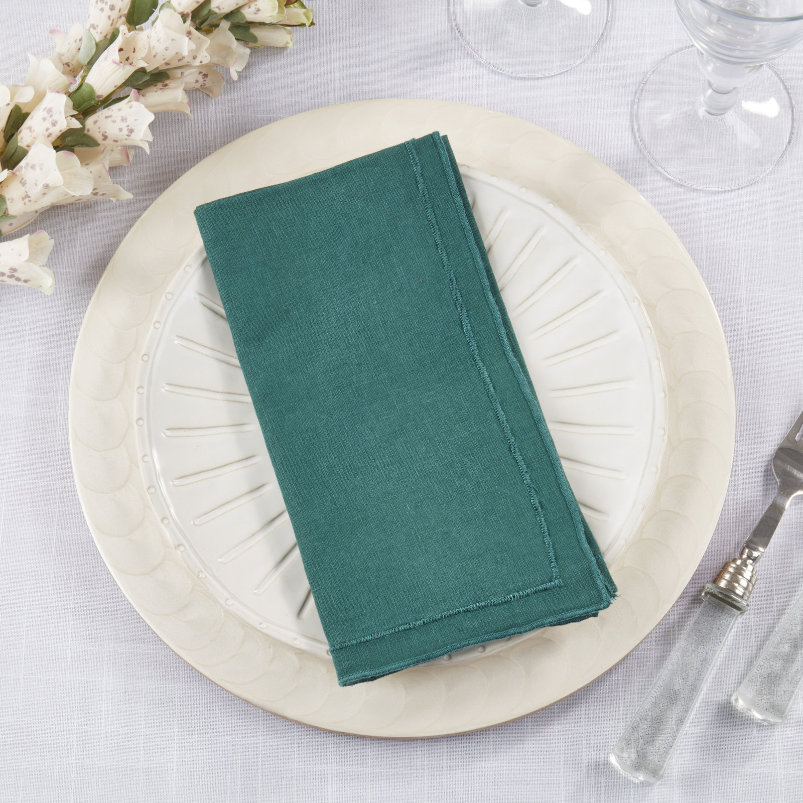Aneta Linen Napkin, Green