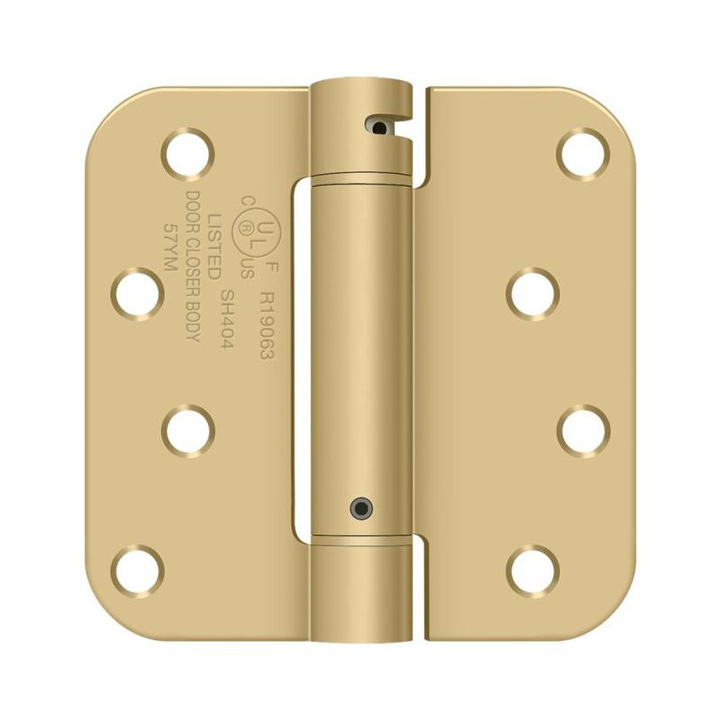 Steel Butt Bearing Hinge, Brushed Brass