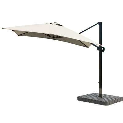 Cali Series 10' Square Cantilever Sunbrella Umbrella -  California Umbrella, CALI338117-5422