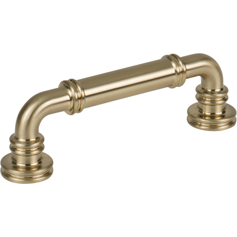 Cranford Bar Pull, Polished Nickel, 3 3/4" Center to Center