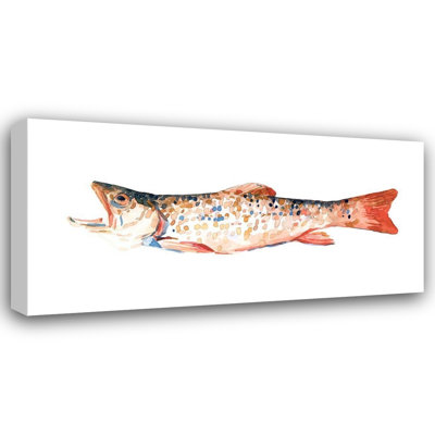 ArtDirect Scarvey, Emma Gallery Wrapped Canvas Art Titled: Freckled Trout I