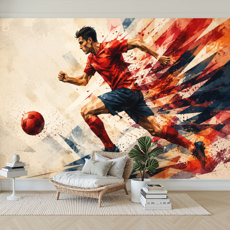 Papier peint adhésif auto-adhésif moderne pour la chambre à coucher L 69 po x l 96 po Peel and Stick
