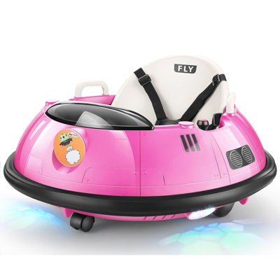 12V Baby Bumper Car for Toddler Kids Ride on Car W/ Parent Remote Flashing Light Seat Belt 360 Spin -  DreamDwell Home, US01+AMM005154_P_US#ROO