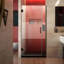 DreamLine Unidoor Plus 30 - l 30,5 po x H 72 po sans cadre porte de douche à charnière en noir mat-122534167-121735858