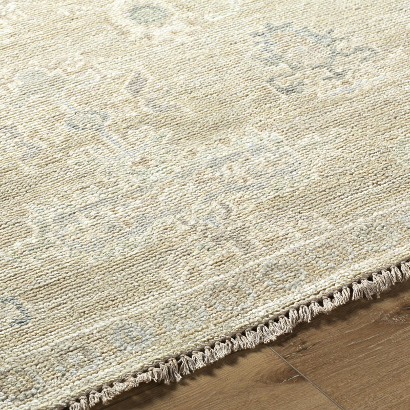 Antalya Handmade Wool Abstract Area Rug, Rectangle 10' x 14'