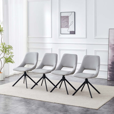 Dining Chairs Set, Comfortable Swivel Dining Room Chair