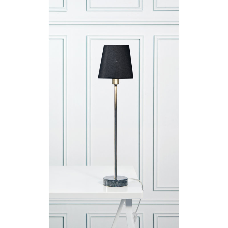 Paleys Metal Table Lamp, Steel/Black