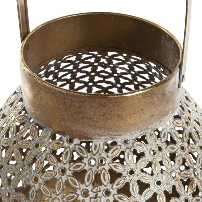 Lanterne décorative en métal pour l'intérieur et l'extérieur