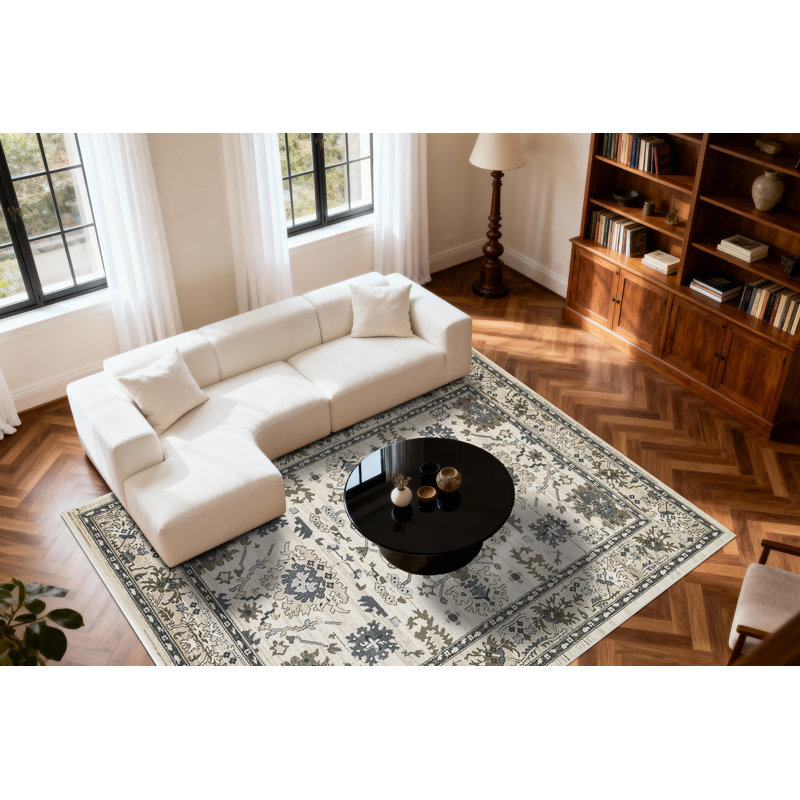 Mishawaka Oriental Indoor Rug, Rectangle 3'3" x 5'3"