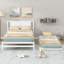 Platform Bed With Adjustable Trundle-1850414202