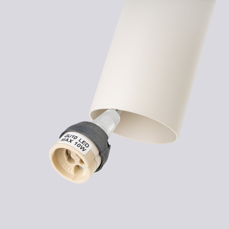Bergmundur - Light Stainless Steel Pendant, 46.5cm W x 15cm D, Beige, 3 Lights