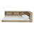 Karnova Platform Bed with Bookcase-597738489-597738484
