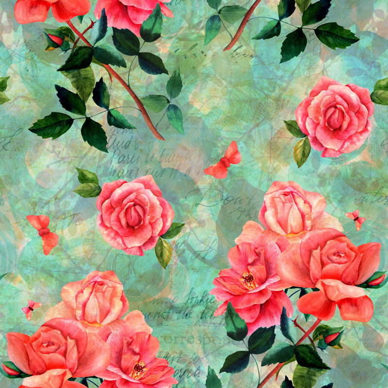 Parshall Vintage Style Collage - Wrapped Canvas Painting, 122cm H x 122cm W x 3.8cm D
