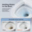 Toilette bidet intelligente HOROW T38 avec couvercle à ouverture / fermeture automatique, nettoyage à l'eau chaude réglable, siège chauffant, séchoir à air chaud et chasse d'eau automatique