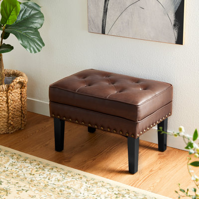 Mujaahid Manufactured Wood Accent Stool