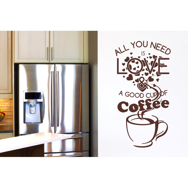 Non-Wall Damaging Wall Decal, Brown