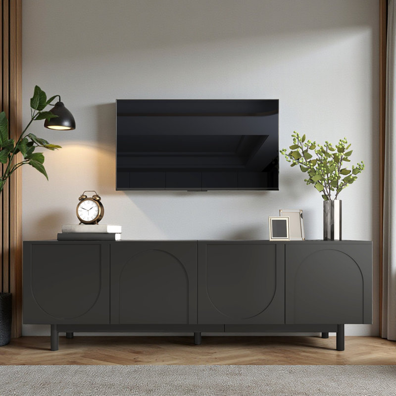 TV Stand for TVs up to 70", Black