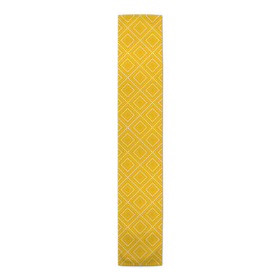 Auric Rectangle Geometric Polyester Table Runner