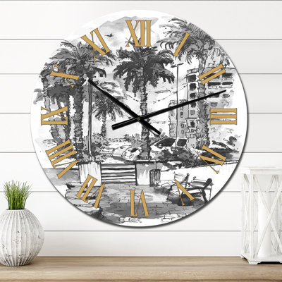 Horloge murale surdimensionnée