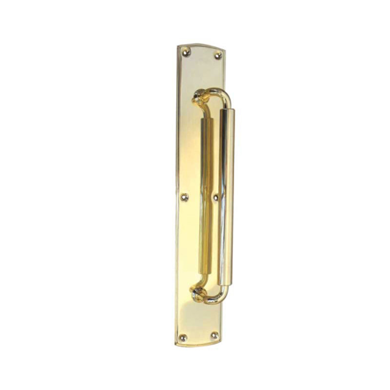 Chatsworth Single Dummy Door Handle, Polished Brass
