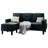 Azura 76.4“ Sofa Couch with Ottoman-1424948389
