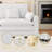 Modular Sectional Sofa (white-a)-128938415