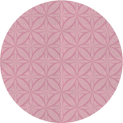 Tapis rose tissé à la machine