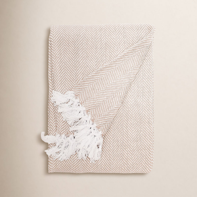 Lilith Fredericktown Cotton Throw, Rosewood