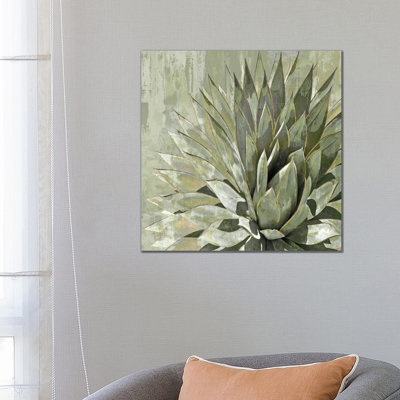 Succulent V 1 Piece Wrapped Canvas Painting