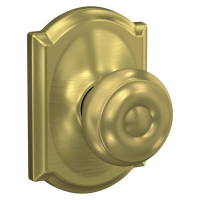 Georgian Passage Knob with Camelot Trim