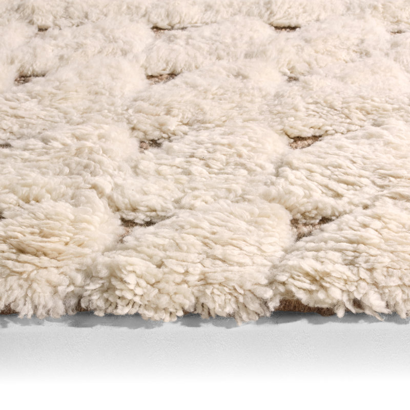 Jaipur Living Michael Habachy Saqqara GAM03 Handmade Contemporary IvoryWhite (8'x10'), Rectangle 10' x 14'