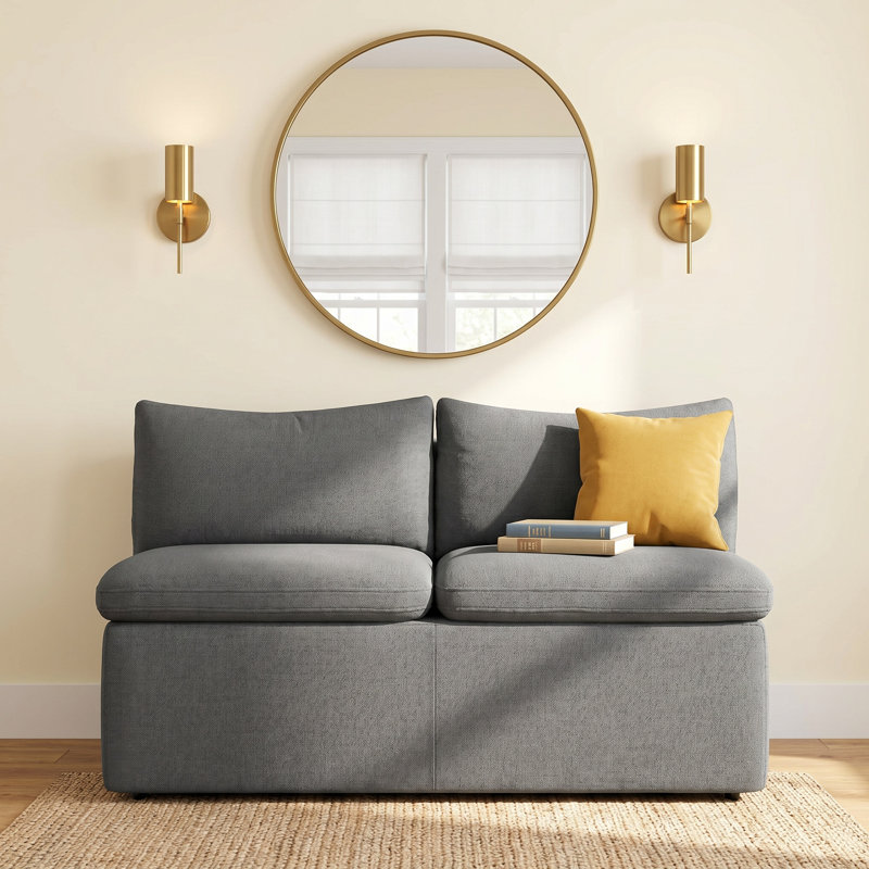 Malcolm Storage Dining Bench, Effie Linen
