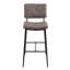Yelton Upholstered Counter Stool with Metal Frame-1610370459