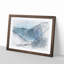 Blue Mountains in Sikkim India - Framed Print-56842714-56842715