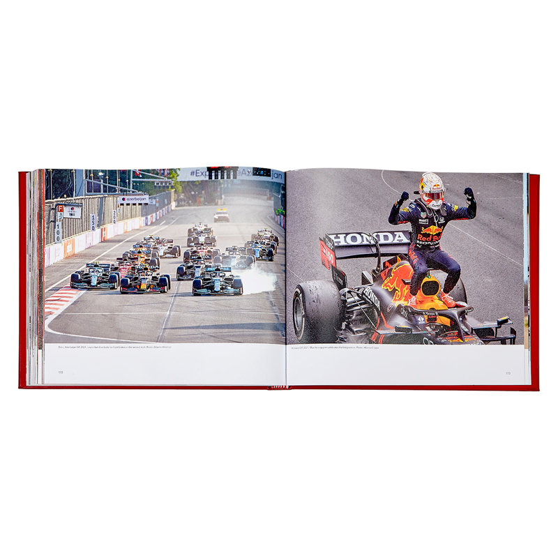 F1 Heroes Leather Bound Book