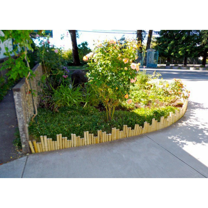 MGP 6 ft. Uneven Solid Bamboo Edging
