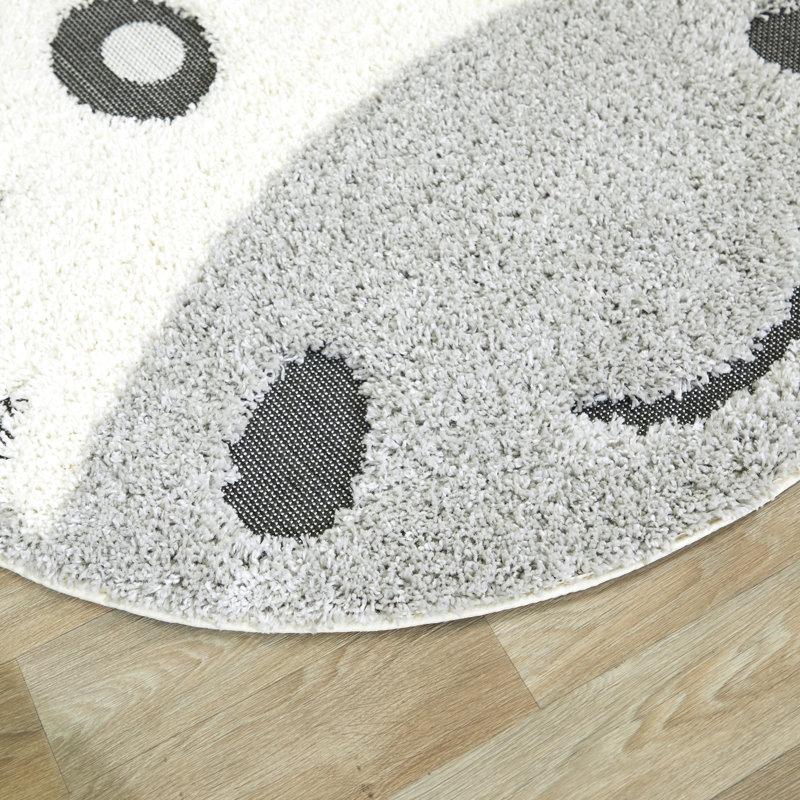 Tapis gris à poils longs Ohlone