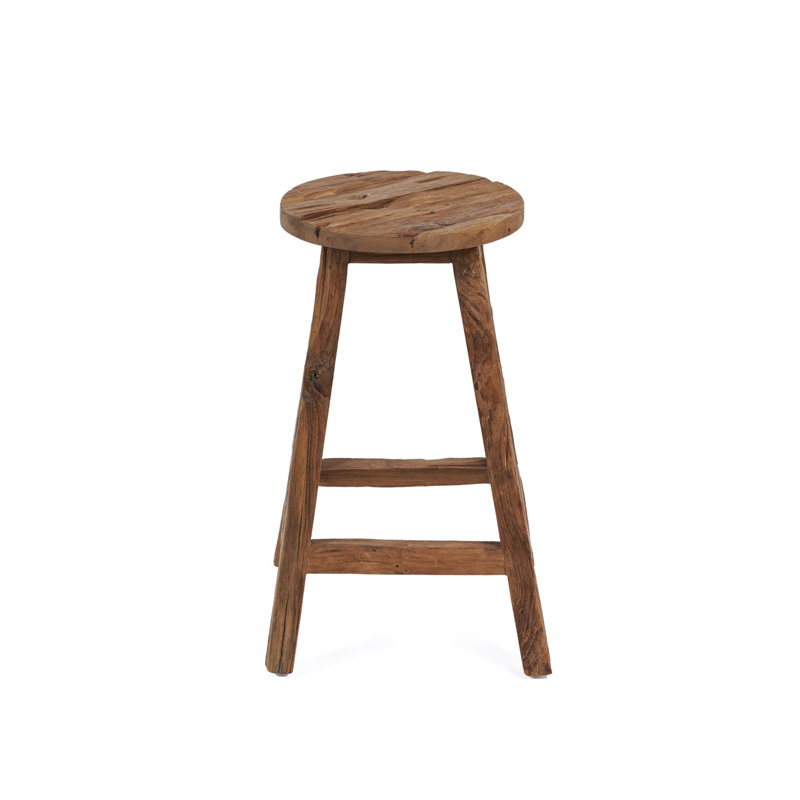 Clarisa Counter Stool with Solid Wood Frame
