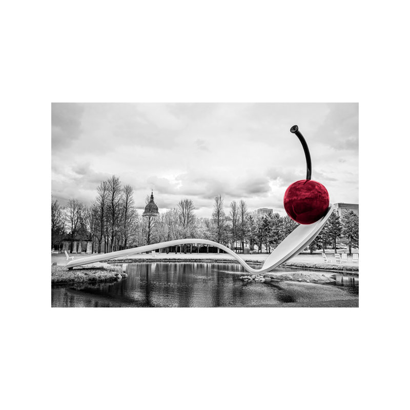 Cherry Spoon by Eric Schech - Print on Canvas, 66.04 cm H x 45.72 cm W x 1.91 cm D, No Frame