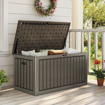 Balconera Deck Box 112.7cm W 340L Lockable Deck Box