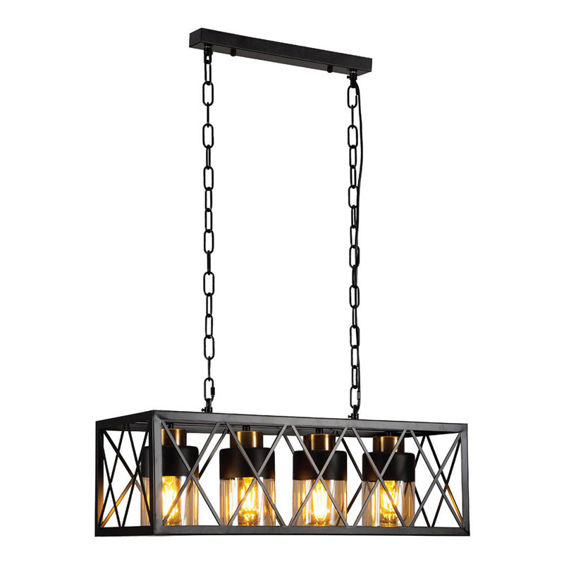 4 - Light Kitchen Island Chandelier