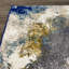 Tapis bleu abstrait Bellicent-356671142